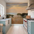 Sienna Fields I Moon Sq Mural Wallpaper - room preview 06