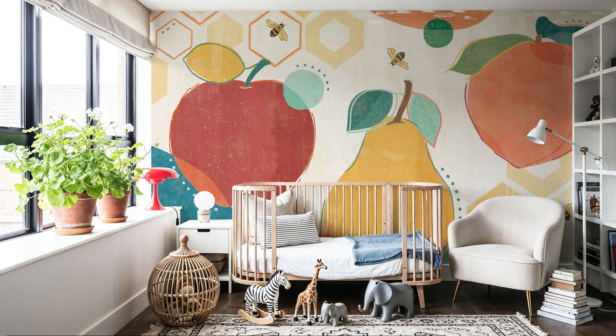 Crazy About Fruit Mural Wallpaper - room preview 06