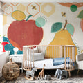 Crazy About Fruit Mural Wallpaper - room preview 06