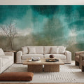 Wave Tapestry Mural Wallpaper - room preview 06