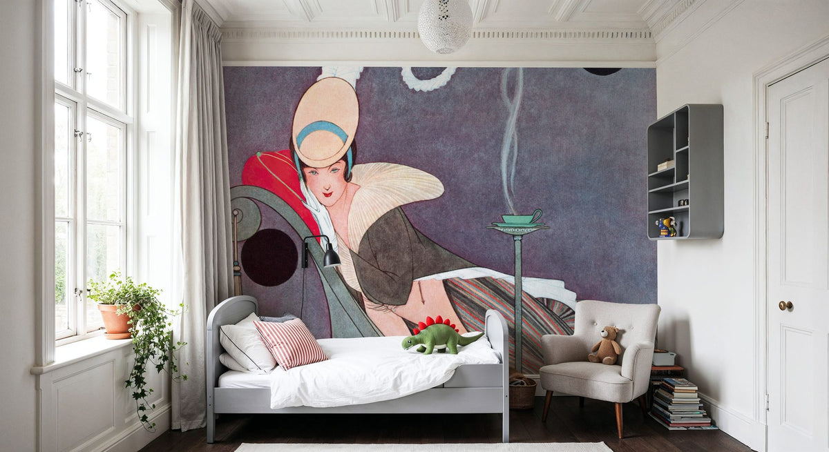 Vintage Fashion Cover IV Mural Wallpaper - room preview 06