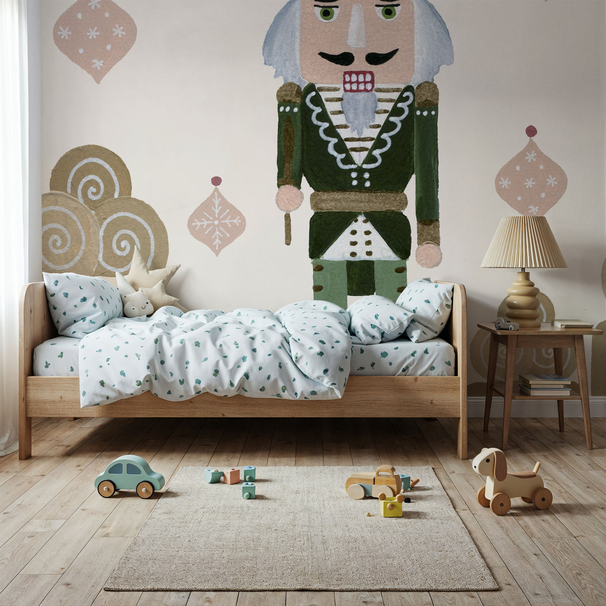 Vintage Nutcrackers IV Mural Wallpaper - room preview 06