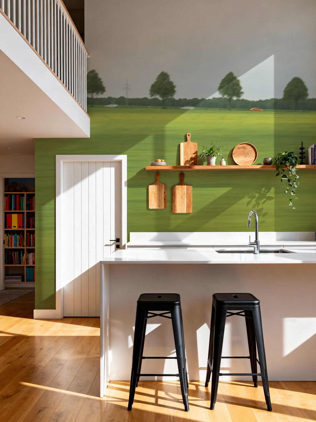 Horizon Fields Mural Wallpaper - room preview 06
