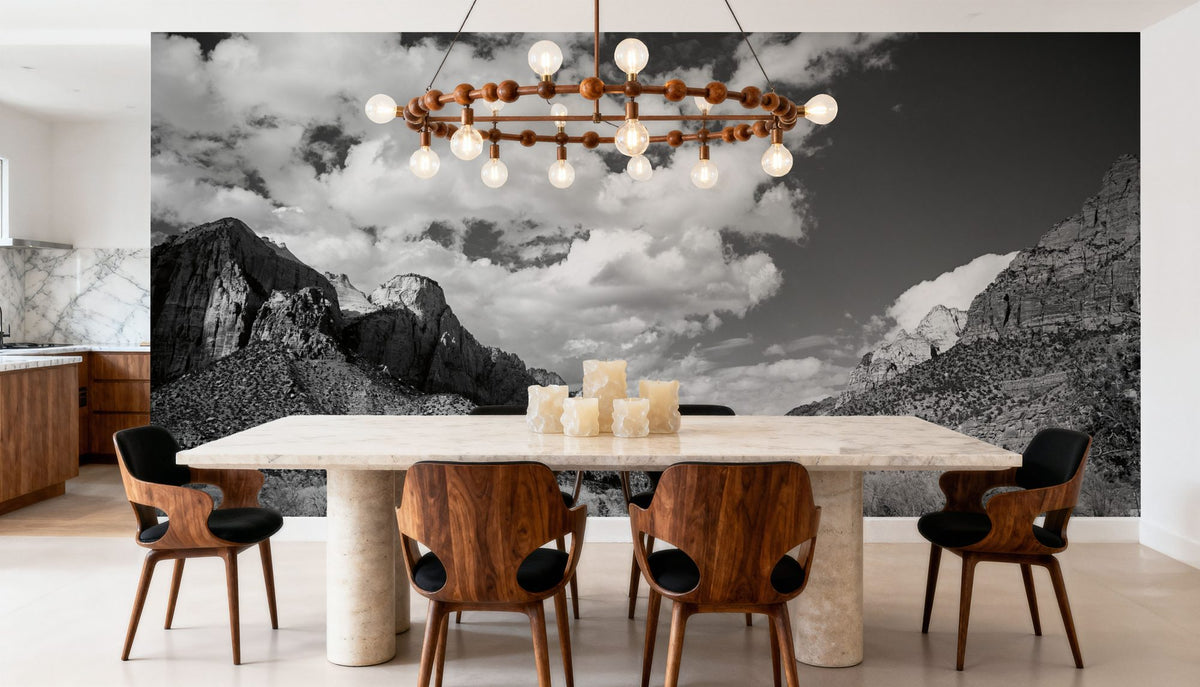Zion Canyon Mural Wallpaper - room preview 06
