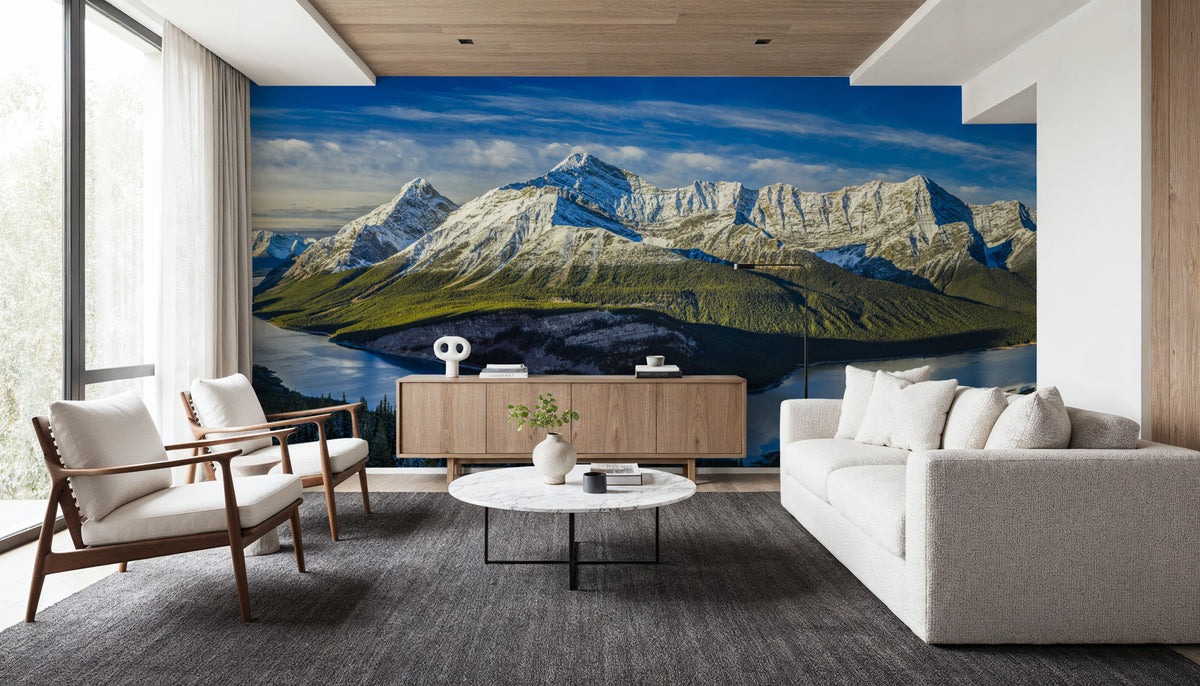 Mt. Nestor, and Goat Mountain Mural Wallpaper - room preview 06