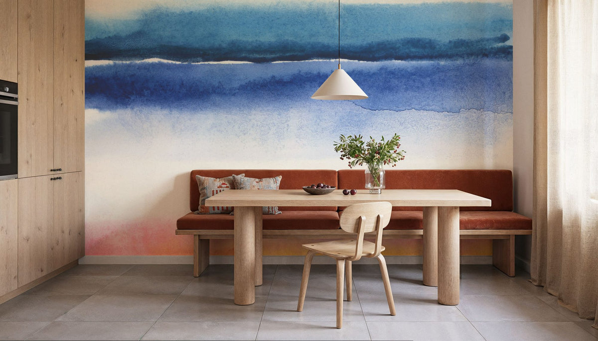 Liquid Horizon Mural Wallpaper - room preview 06