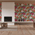 Vibrant Floral Medley Mural Wallpaper - room preview 06