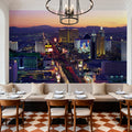 Vegas Twilight Glow Mural Wallpaper - room preview 06