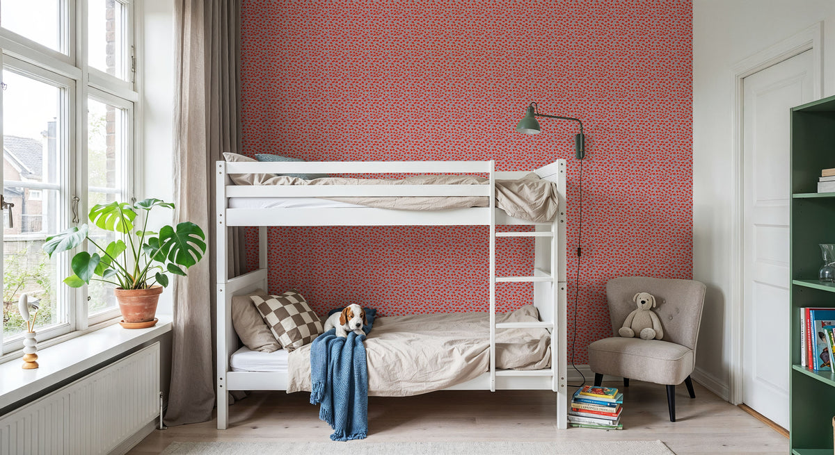Poppy Song Mural Wallpaper - room preview 06