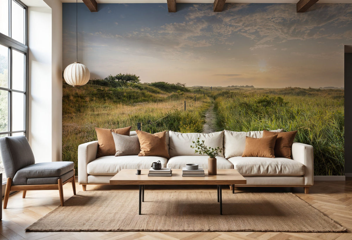 Sunrise Walk Mural Wallpaper - room preview 06