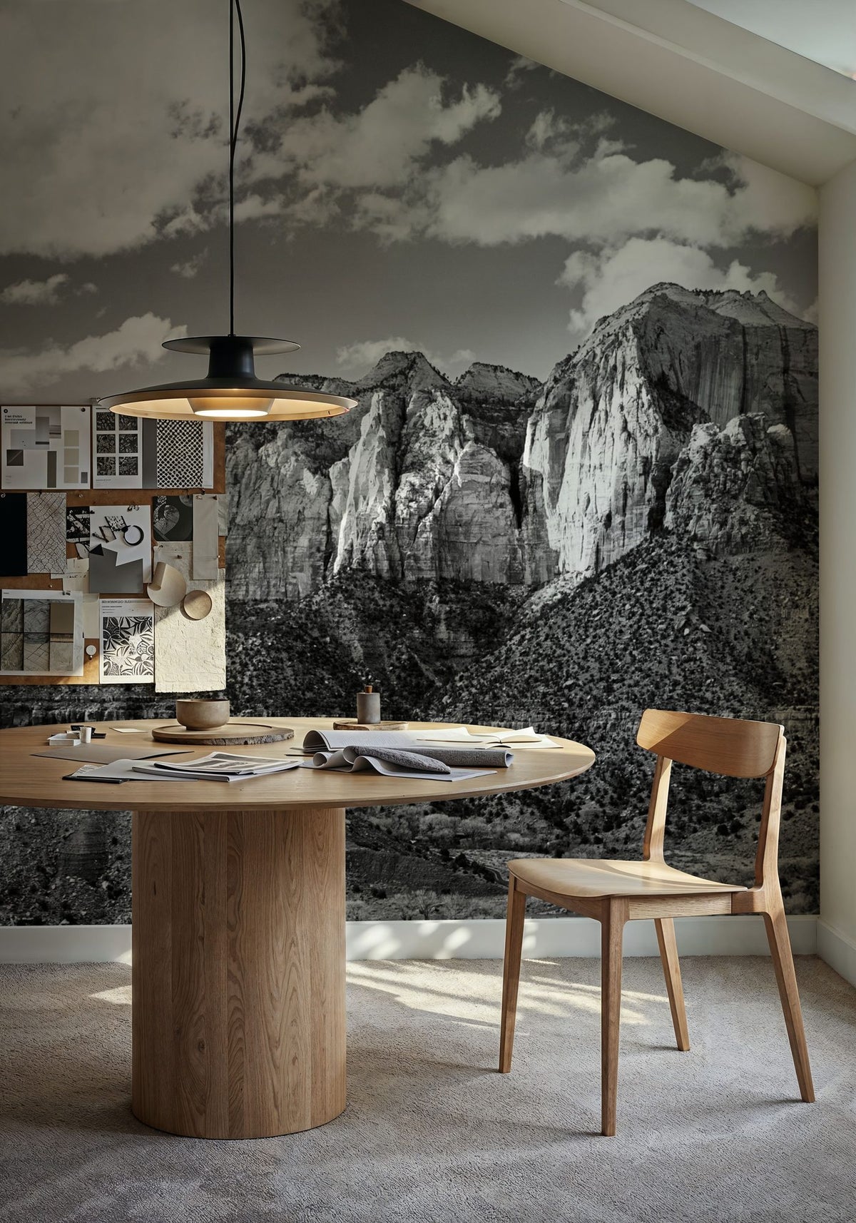 Zion Canyon Ridge Mural Wallpaper - room preview 06