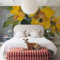 Sunny Floral II Mural Wallpaper - room preview 06