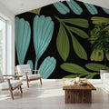 Plant Toss III Mural Wallpaper - room preview 06