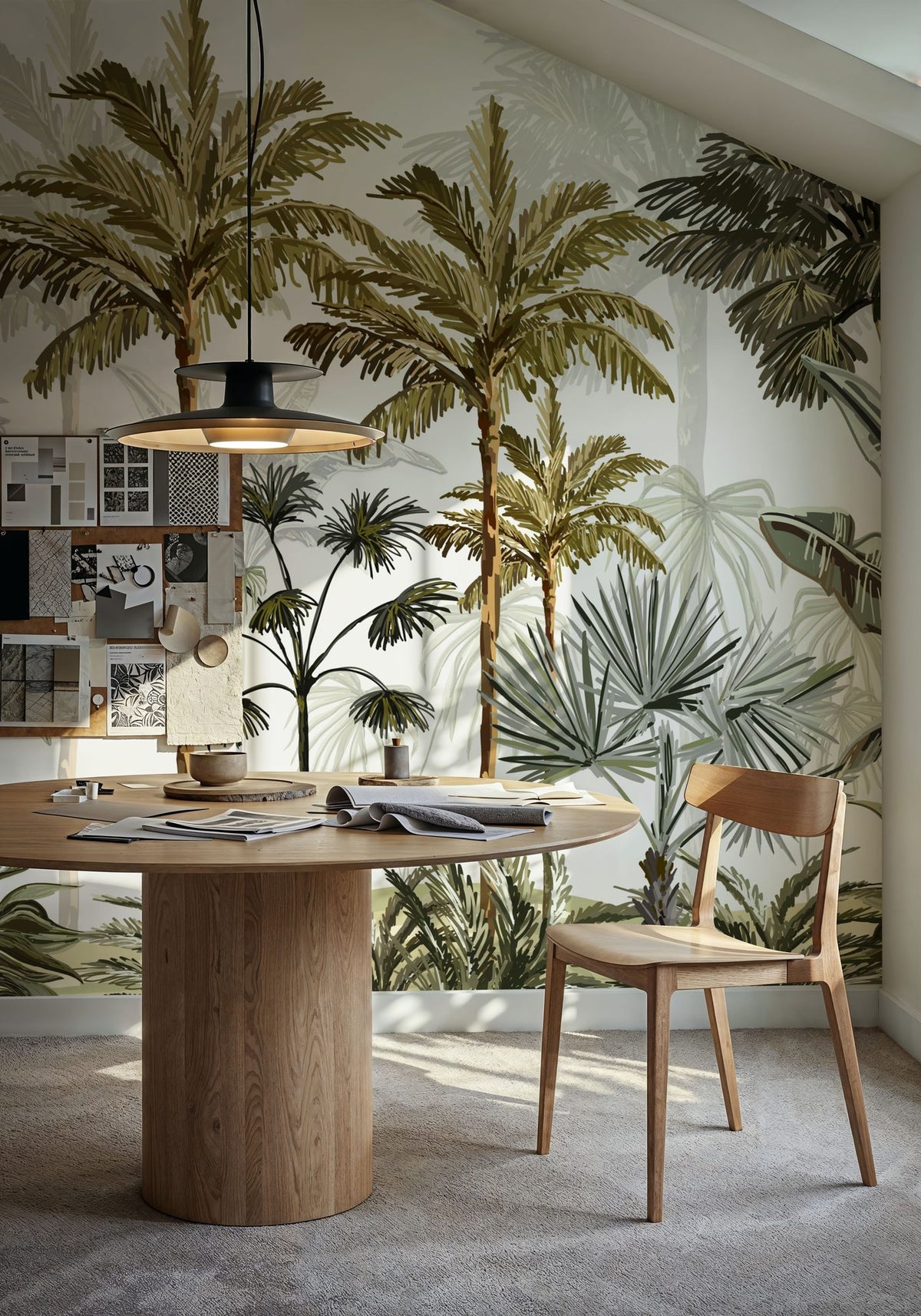 Playful Palms Mural Wallpaper - room preview 06