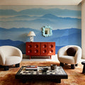 Misty Mountain Layers Mural Wallpaper - room preview 06