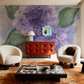 Dimensional Hydrangea I Mural Wallpaper - room preview 06