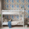 Curly Rainbows Mural Wallpaper - room preview 06