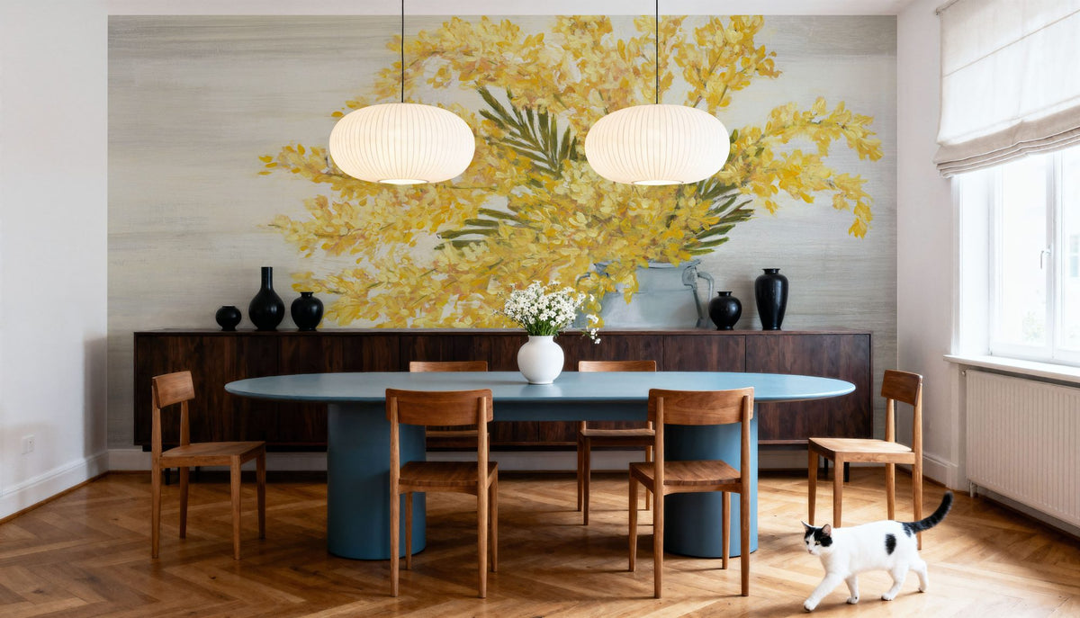 Golden Fall Mural Wallpaper - room preview 06