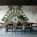 Holiday Form VI Color Mural Wallpaper - room preview 06