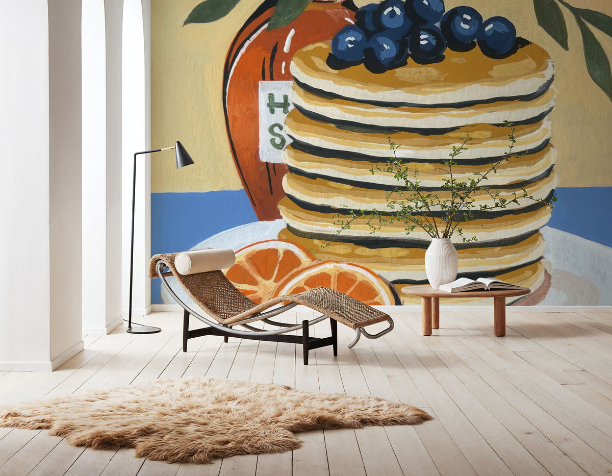 Pancake Day Mural Wallpaper - room preview 06