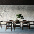 Shade of Trees Yellow Mural Wallpaper - room preview 06