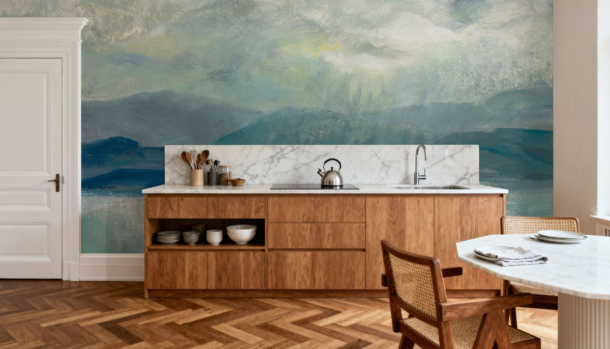 Early Sunrise Mural Wallpaper - room preview 06