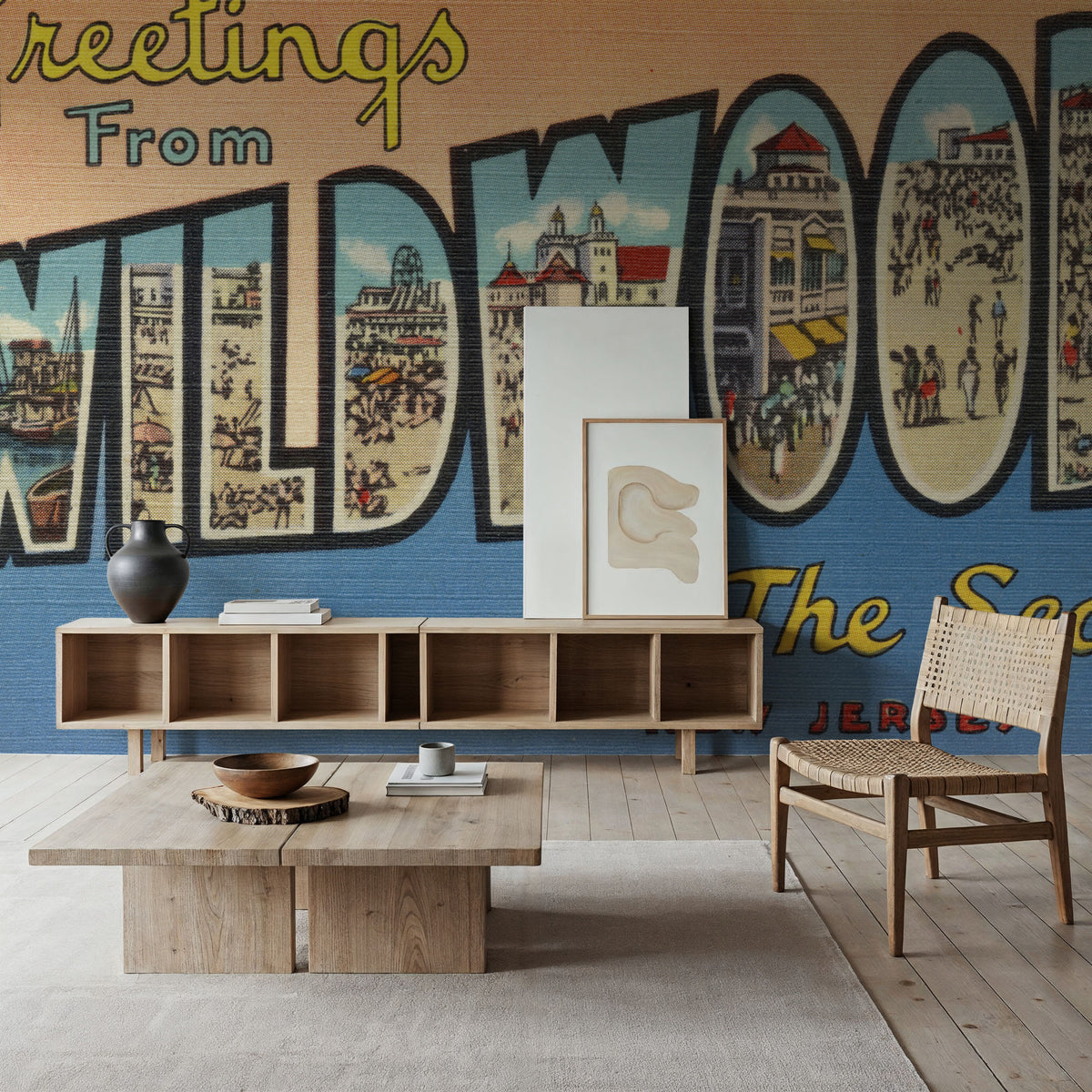 Greetings From Wildwood Mural Wallpaper - room preview 06