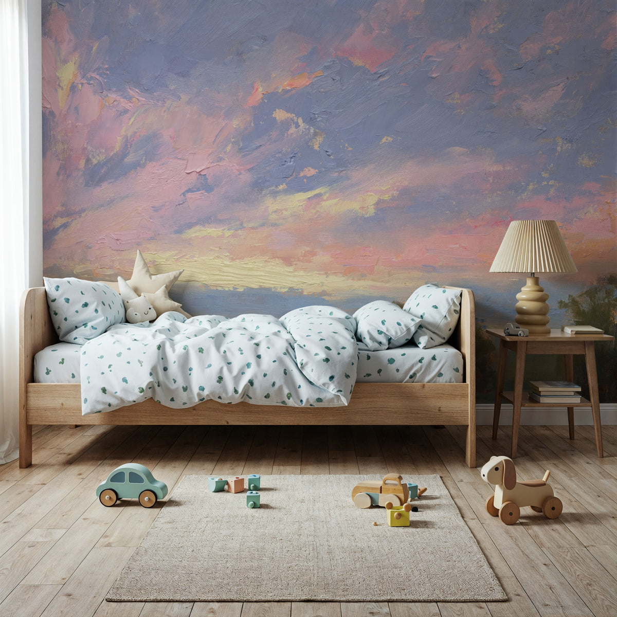 Skies Aglow Mural Wallpaper - room preview 06