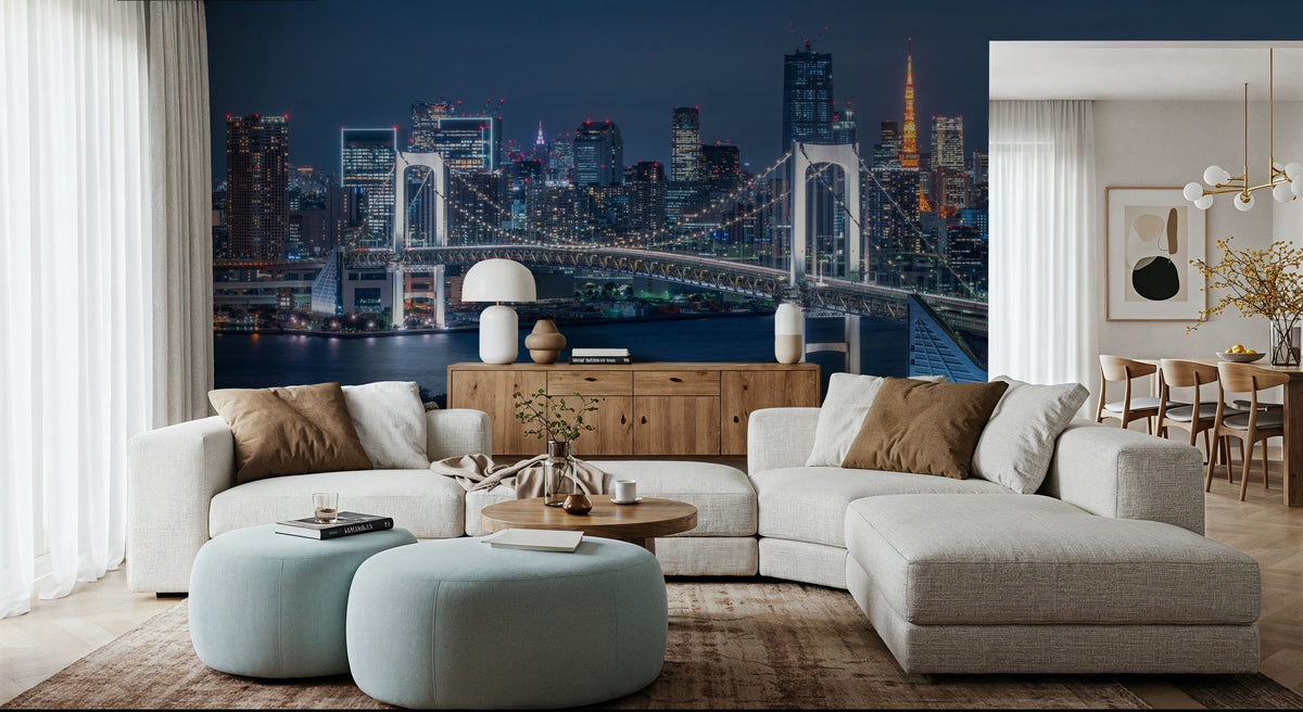 Rainbow Bridge Mural Wallpaper - room preview 06