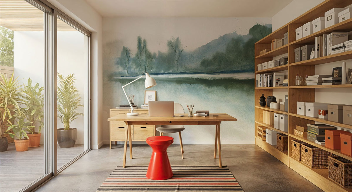 Mountain Mist Mural Wallpaper - room preview 06