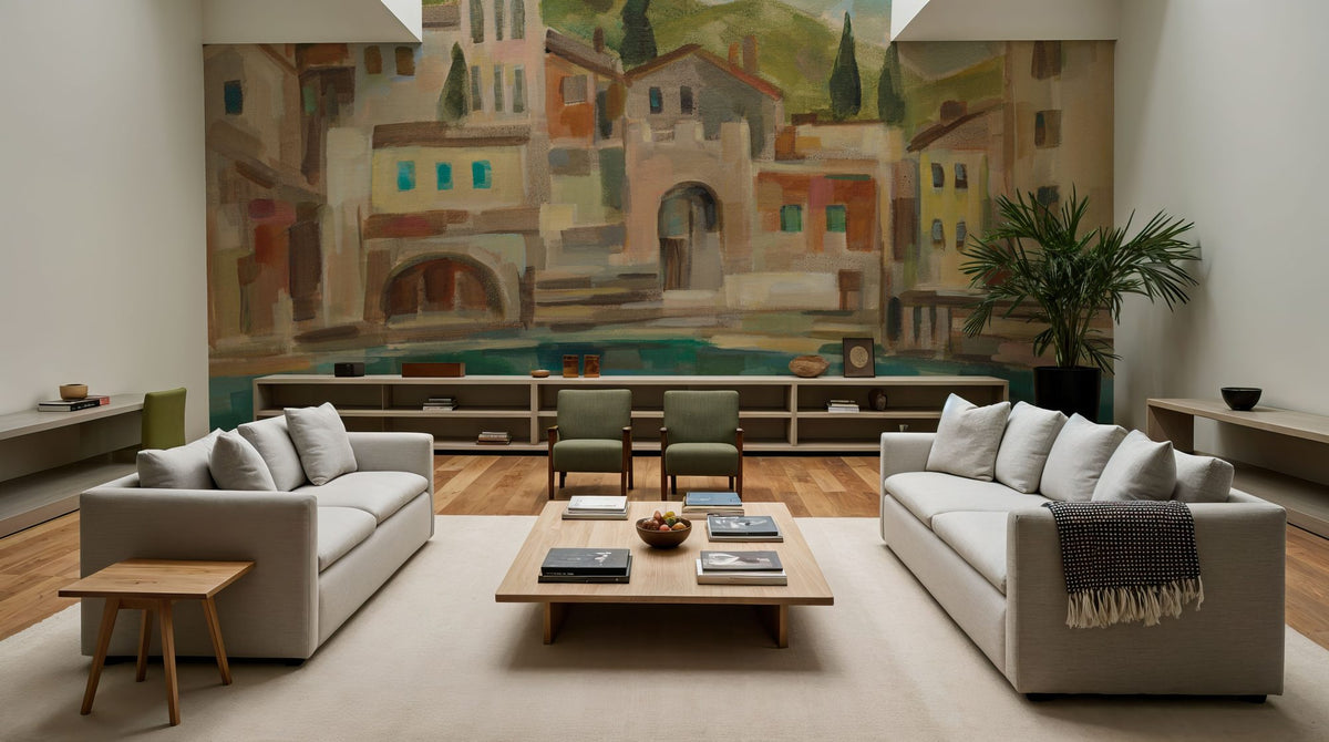 Italian Bay Mural Wallpaper - room preview 06
