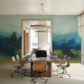Fields and Mountains Mural Wallpaper - room preview 06