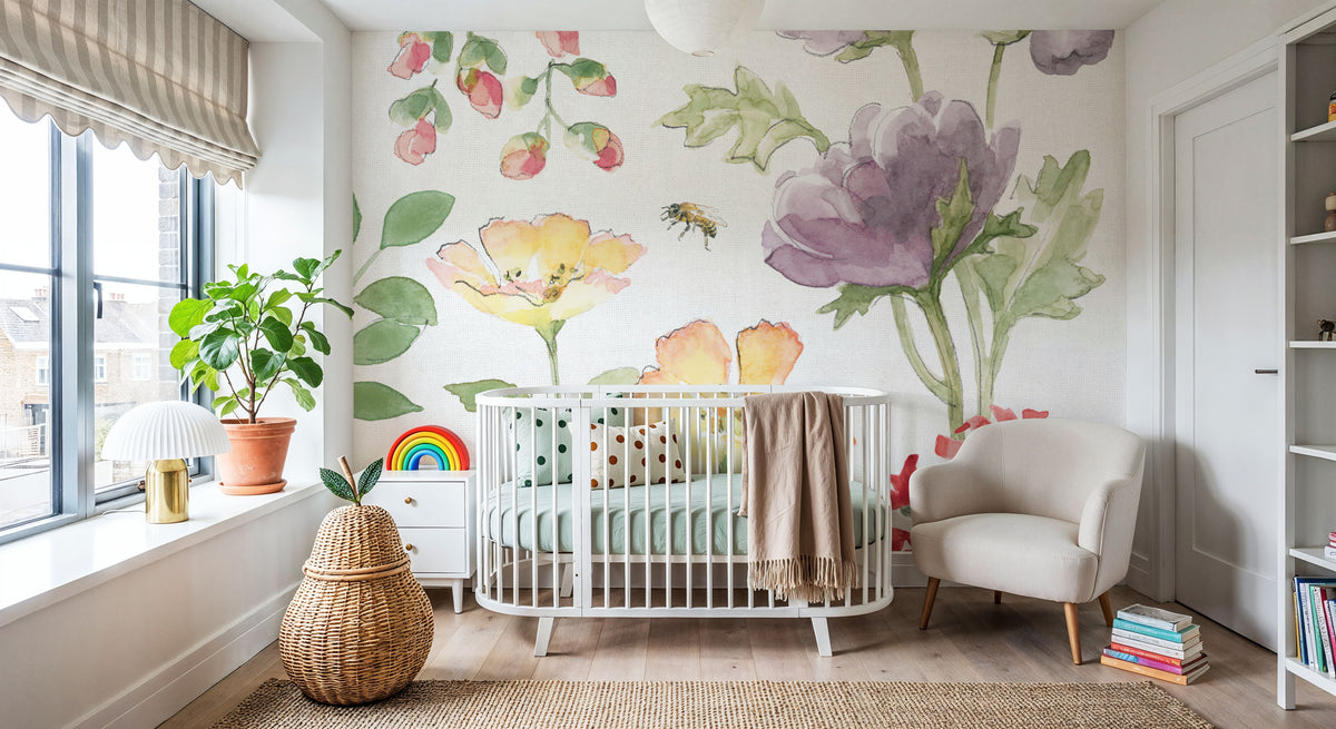 Soft Meadow III Mural Wallpaper - room preview 06
