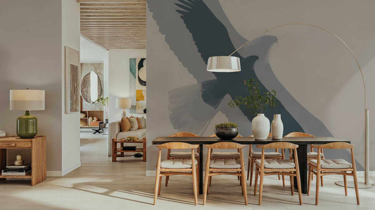 Double Eagle Flight Mural Wallpaper - room preview 06