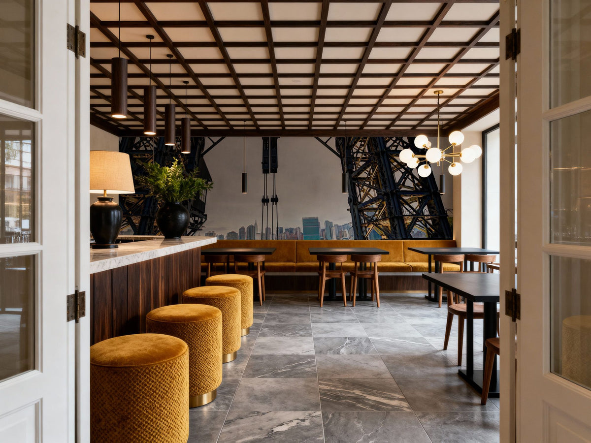 East River Floodgates Mural Wallpaper - room preview 06