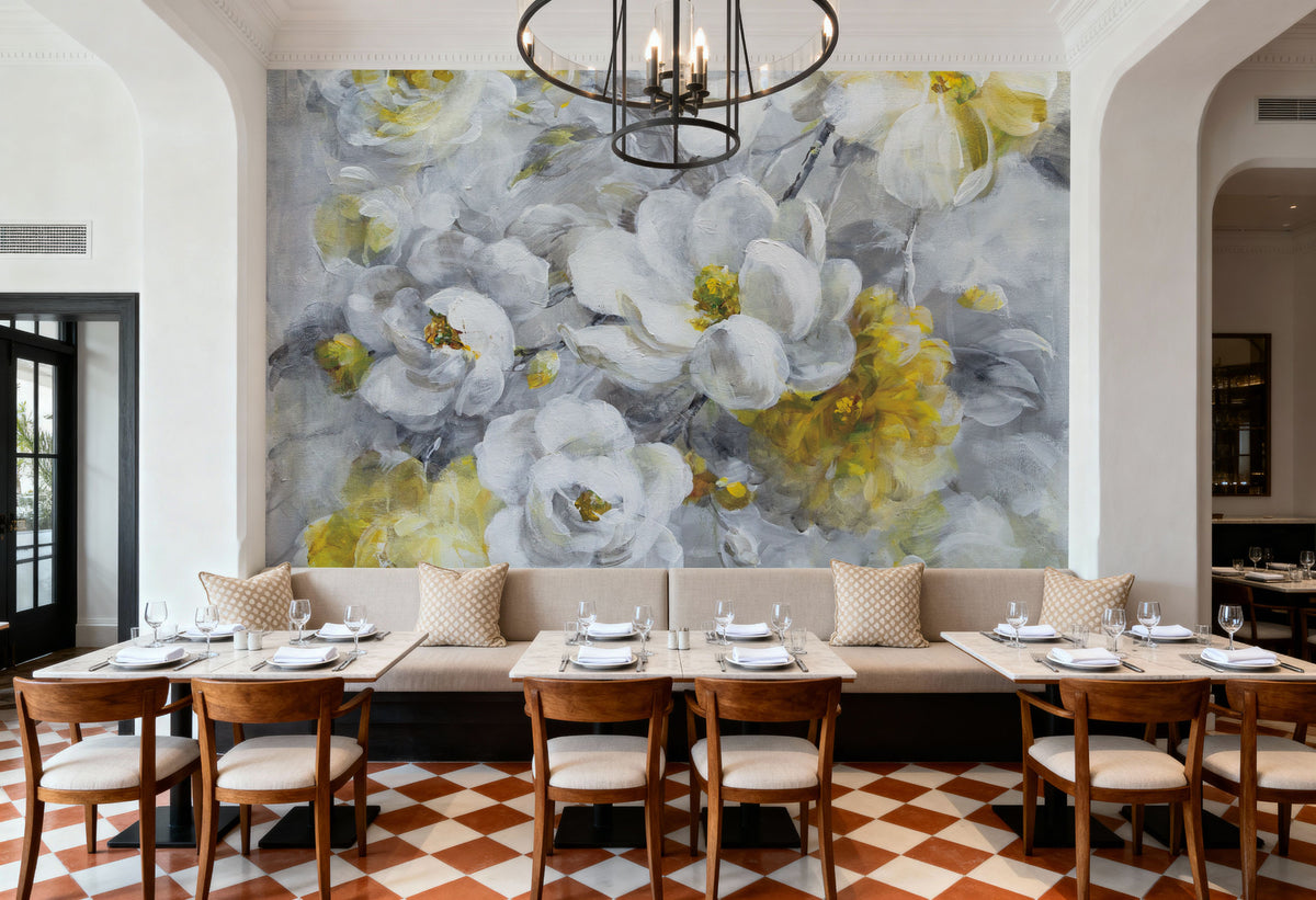 Blooming Beautiful Mural Wallpaper - room preview 06
