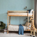 Coastal Scales Light Blue Mural Wallpaper - room preview 06