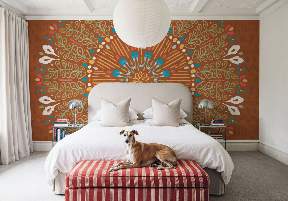 Harvest Whimsy XI Color Mural Wallpaper - room preview 06