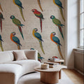 Parrot Paradise II Mural Wallpaper - room preview 06