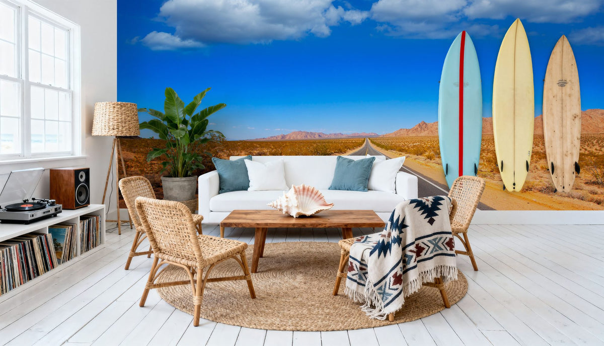 Route 66 Roadtrip Mural Wallpaper - room preview 06