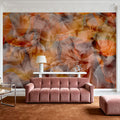 Sunset Floral Waves Mural Wallpaper - room preview 06