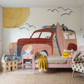 Surf Bus No.3 Mural Wallpaper - room preview 06