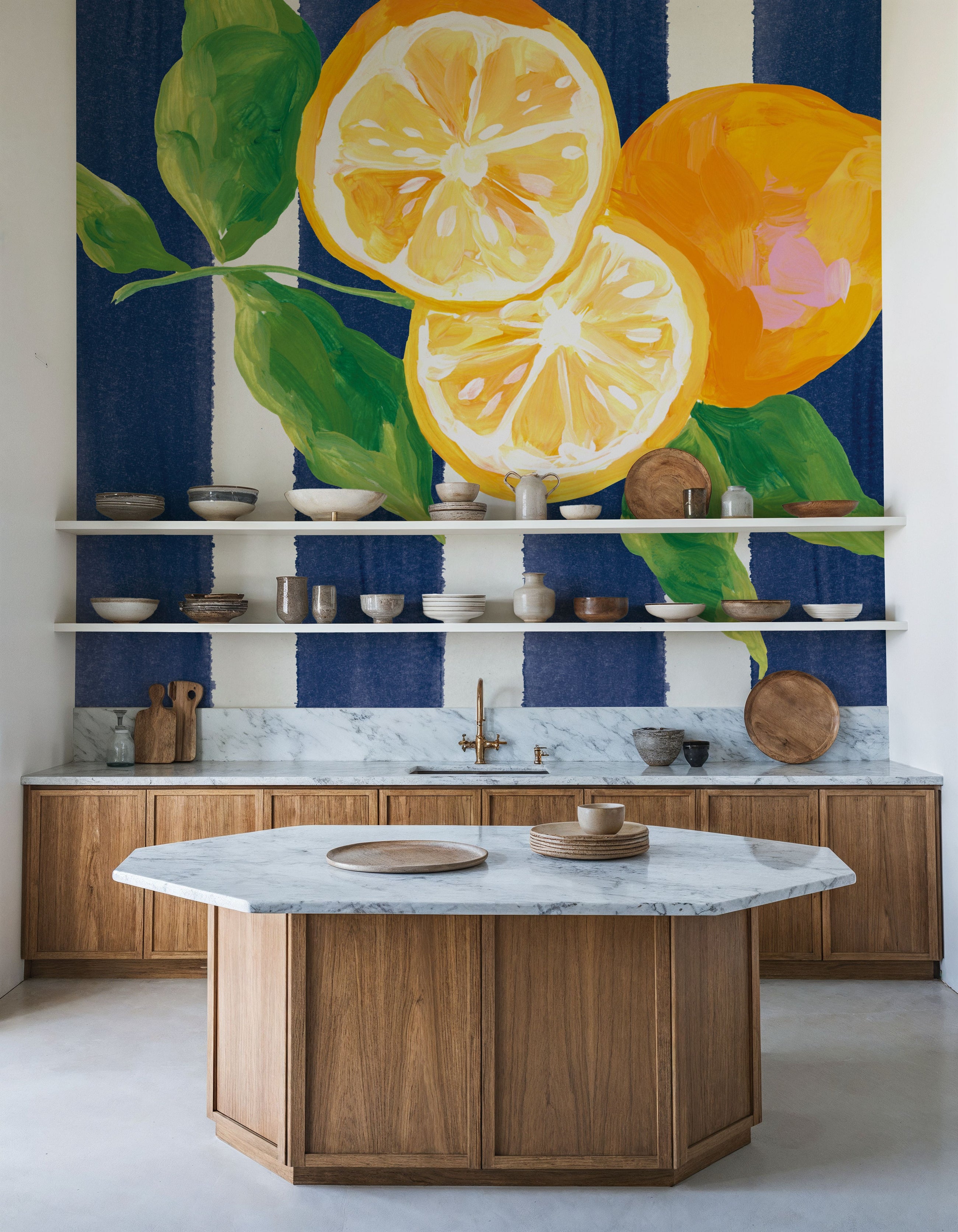 Bella Citrus I Mural Wallpaper