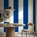 Circus Stripes, Blueberry Mural Wallpaper - room preview 06