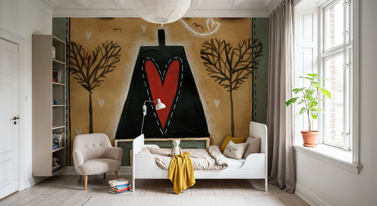 Love Mural Wallpaper - Edition 4 - room preview 06