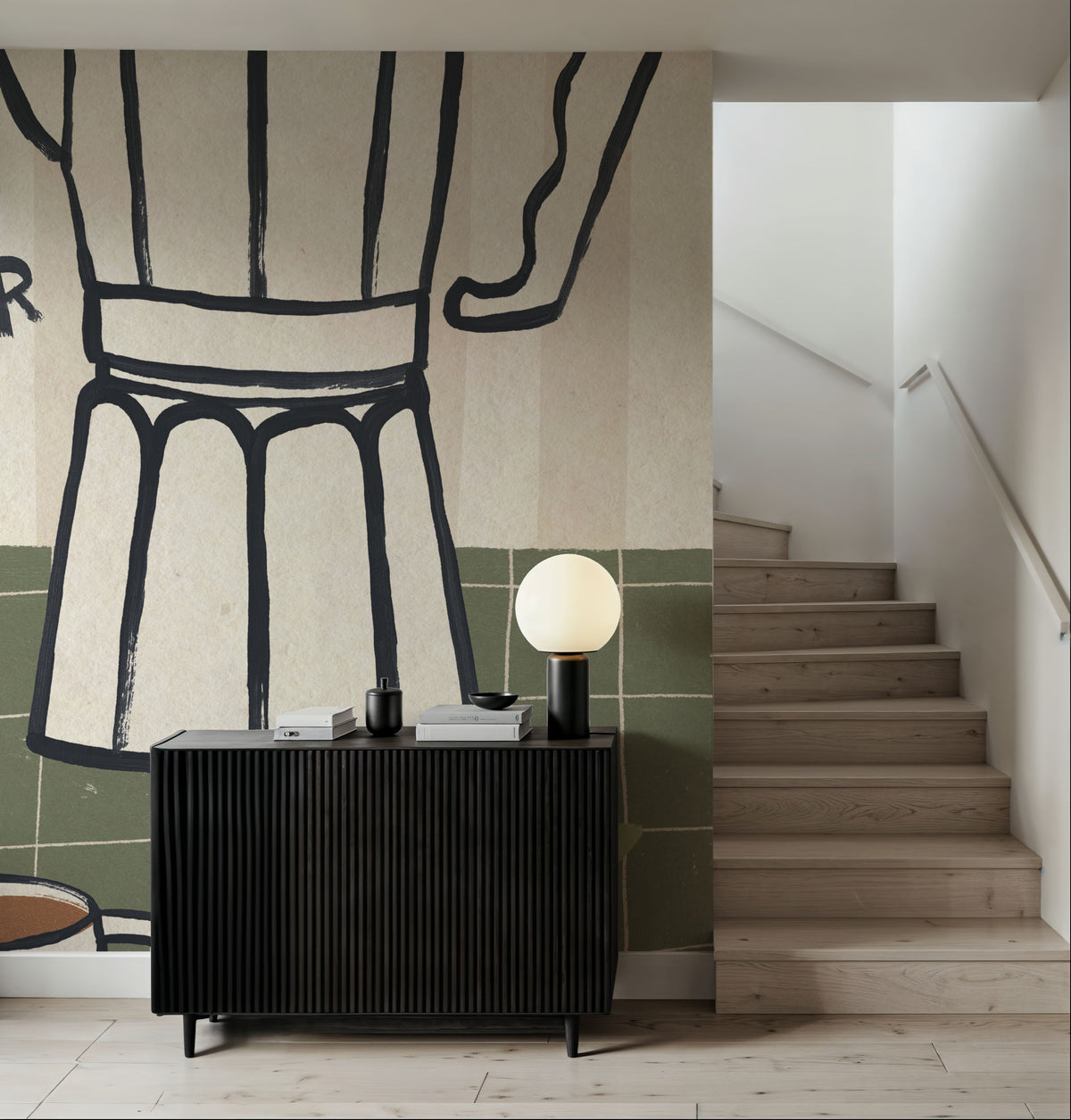 My Morning Coffee II Mural Wallpaper - room preview 06