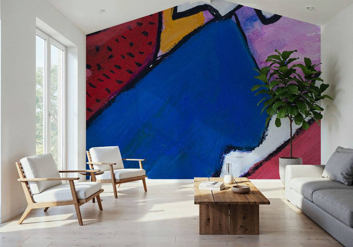 Party on Wall Street Mural Wallpaper - room preview 06