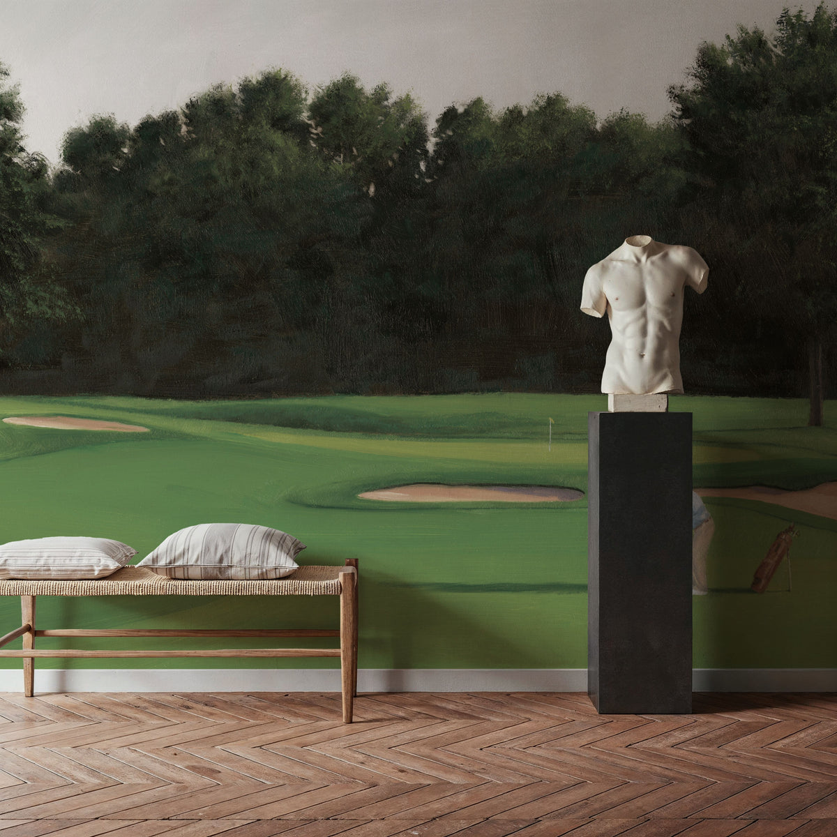 The Fairway II Mural Wallpaper - room preview 06