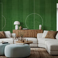 Stripe Pitch Mural Wallpaper - room preview 06