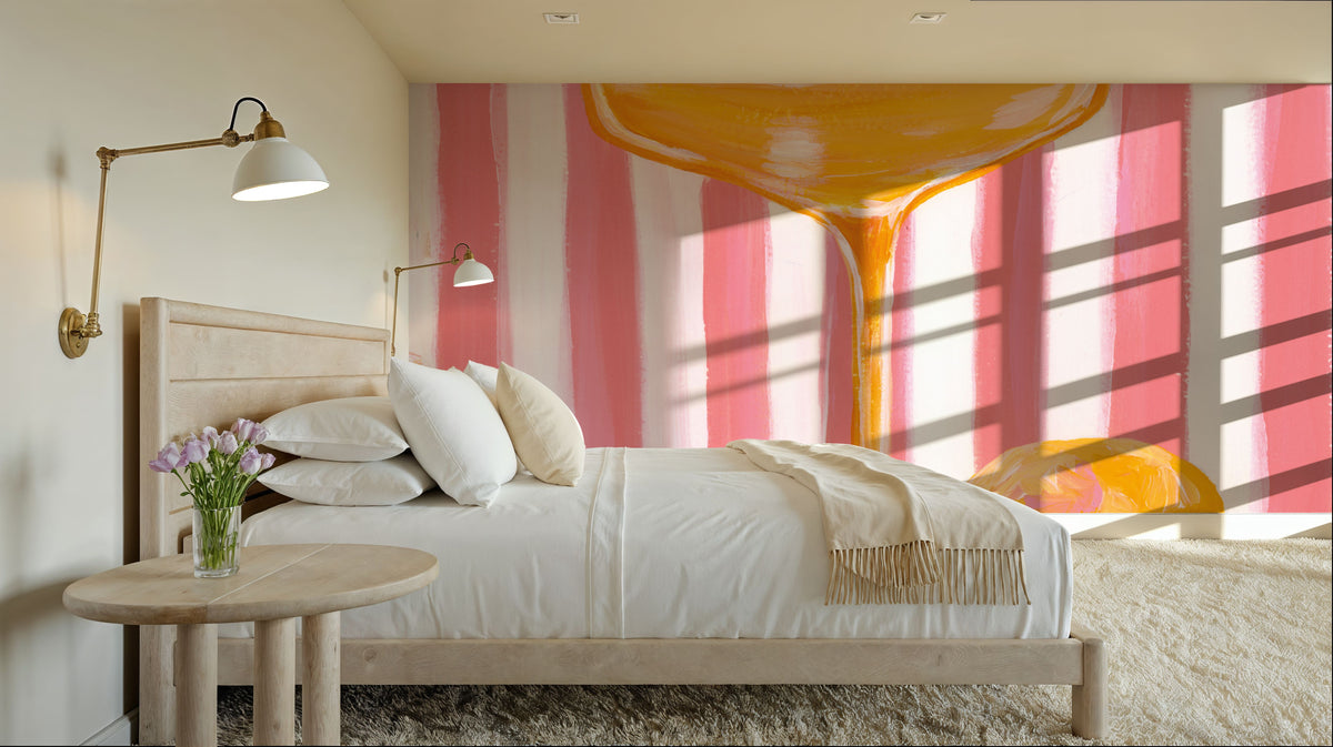 Lemon Drop Mural Wallpaper - room preview 06